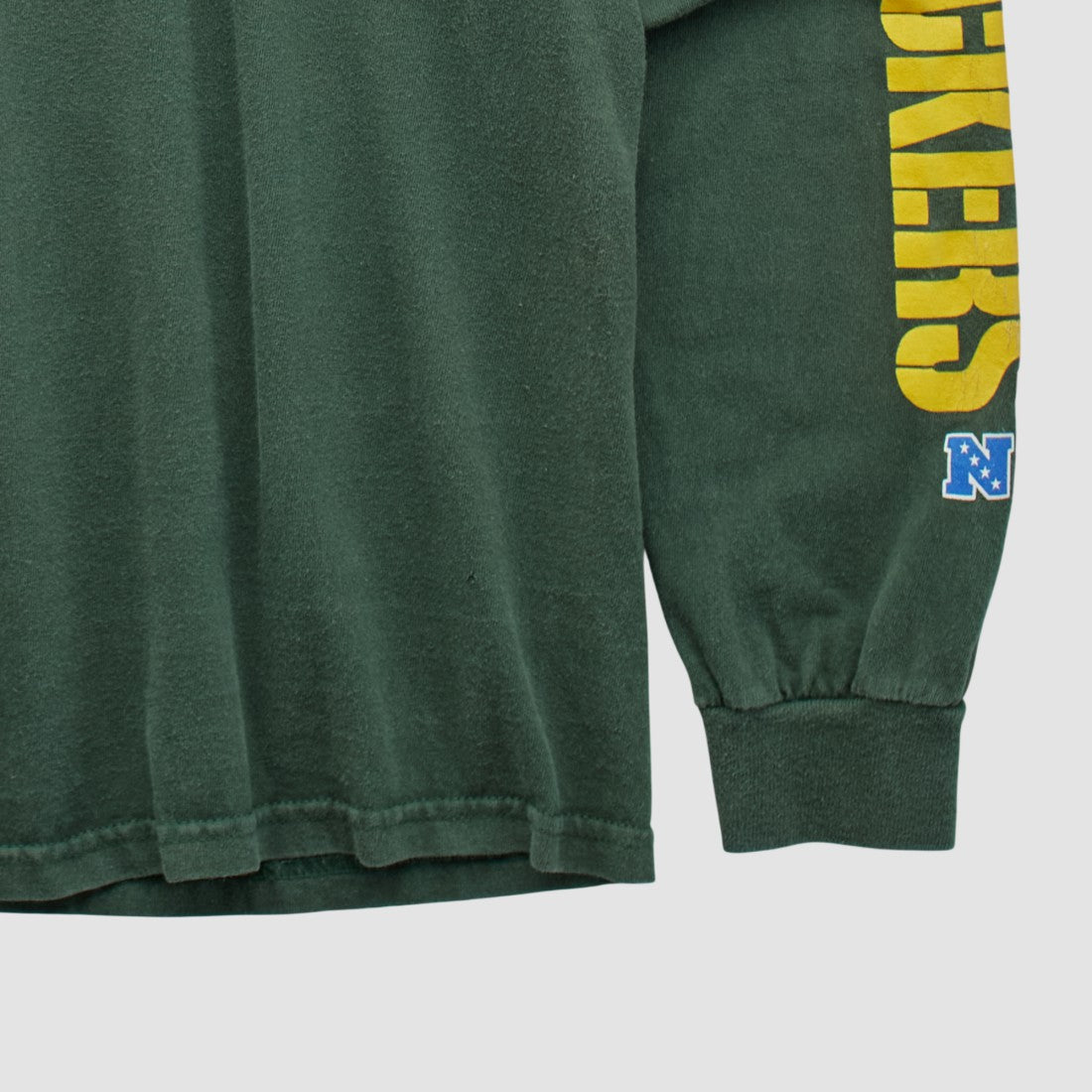 Fanatics Green Bay Packers NFL 2010s Long Sleeve T-shirt Green Vintage