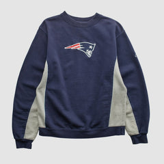 Fanatics New England Patriots Reebok 2000s Pullover Sweatshirt Navy Vintage