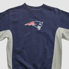Fanatics New England Patriots Reebok 2000s Pullover Sweatshirt Navy Vintage