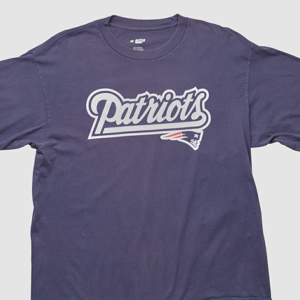 Fanatics New England Patriots NFL 2000s Long Sleeve T-shirt Navy Vintage