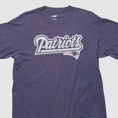Fanatics New England Patriots NFL 2000s Long Sleeve T-shirt Navy Vintage