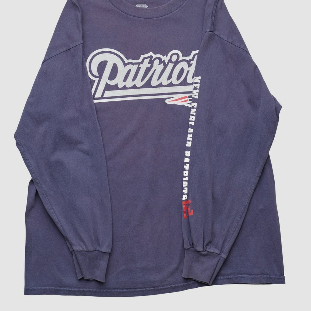 Fanatics New England Patriots NFL 2000s Long Sleeve T-shirt Navy Vintage