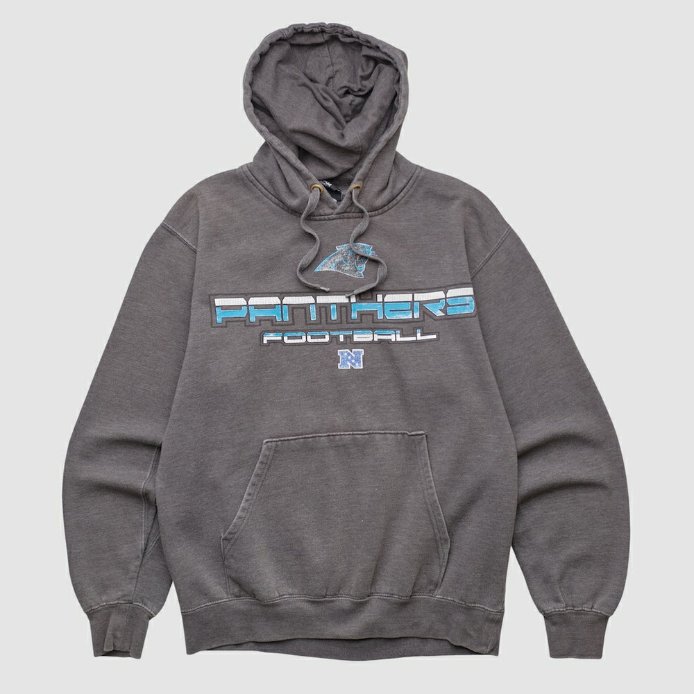 Fanatics Carolina Panthers NFL 2010s Hooded Pullover Sweatshirt Dark Heather Gray Vintage