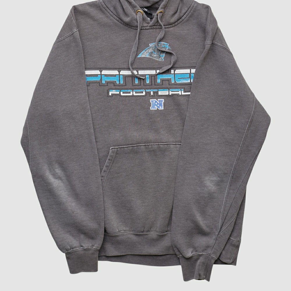 Fanatics Carolina Panthers NFL 2010s Hooded Pullover Sweatshirt Dark Heather Gray Vintage