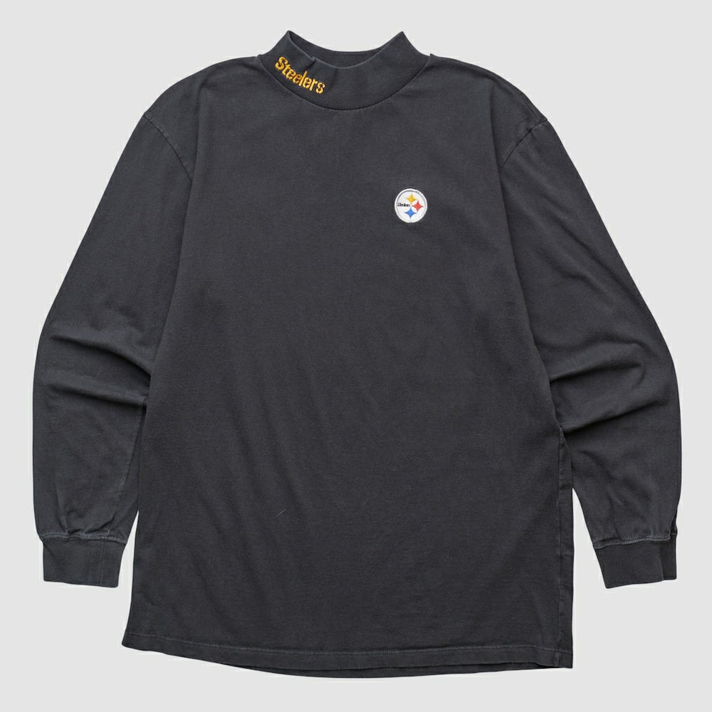 Fanatics Pittsburgh Steelers NFL 2000s Long Sleeve T-shirt Black Vintage