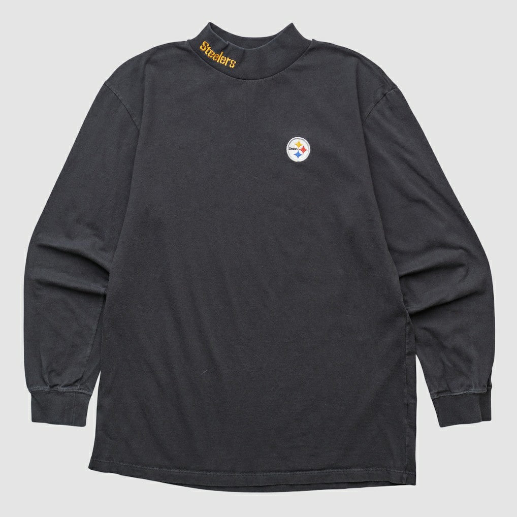 Fanatics Pittsburgh Steelers NFL 2000s Long Sleeve T-shirt Black Vintage