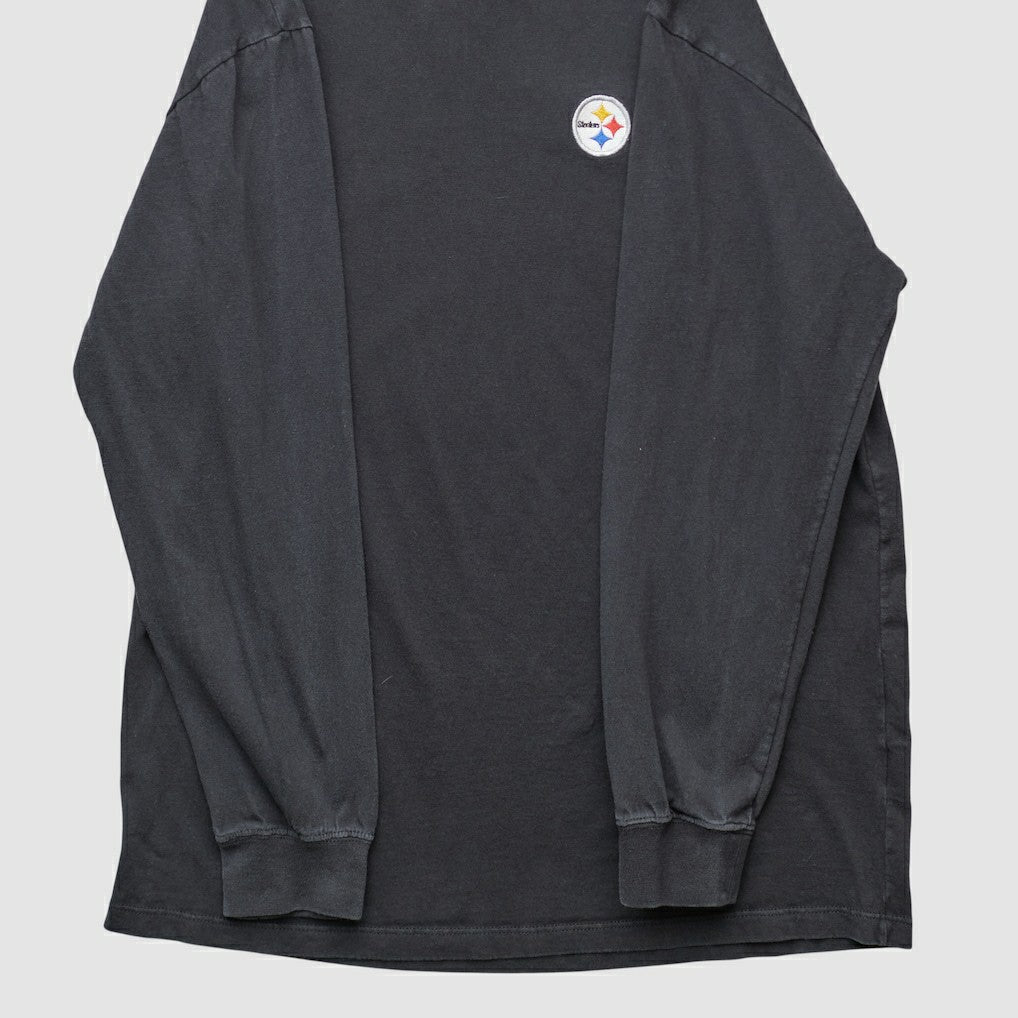 Fanatics Pittsburgh Steelers NFL 2000s Long Sleeve T-shirt Black Vintage