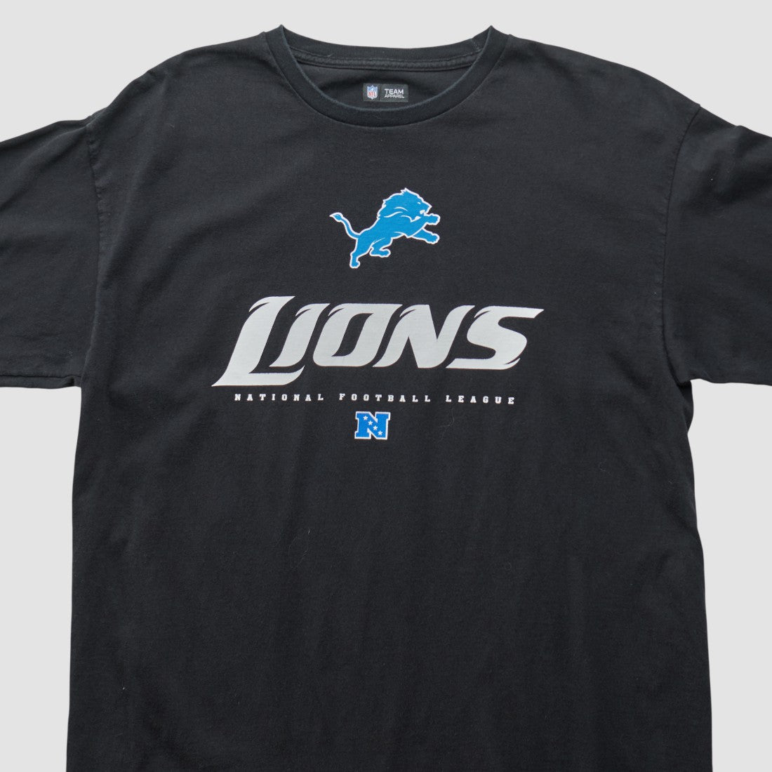 Fanatics Detroit Lions NFL 2010s Long Sleeve T-shirt Black Vintage