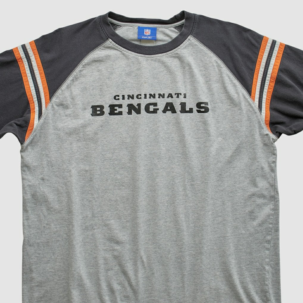 Fanatics Cincinnati Bengals Reebok 2000s Long Sleeve T-shirt Heather Gray Vintage