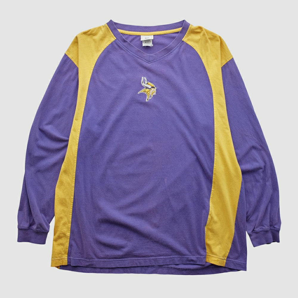 Fanatics Minnesota Vikings NFL 2000s Long Sleeve T-shirt Purple Vintage