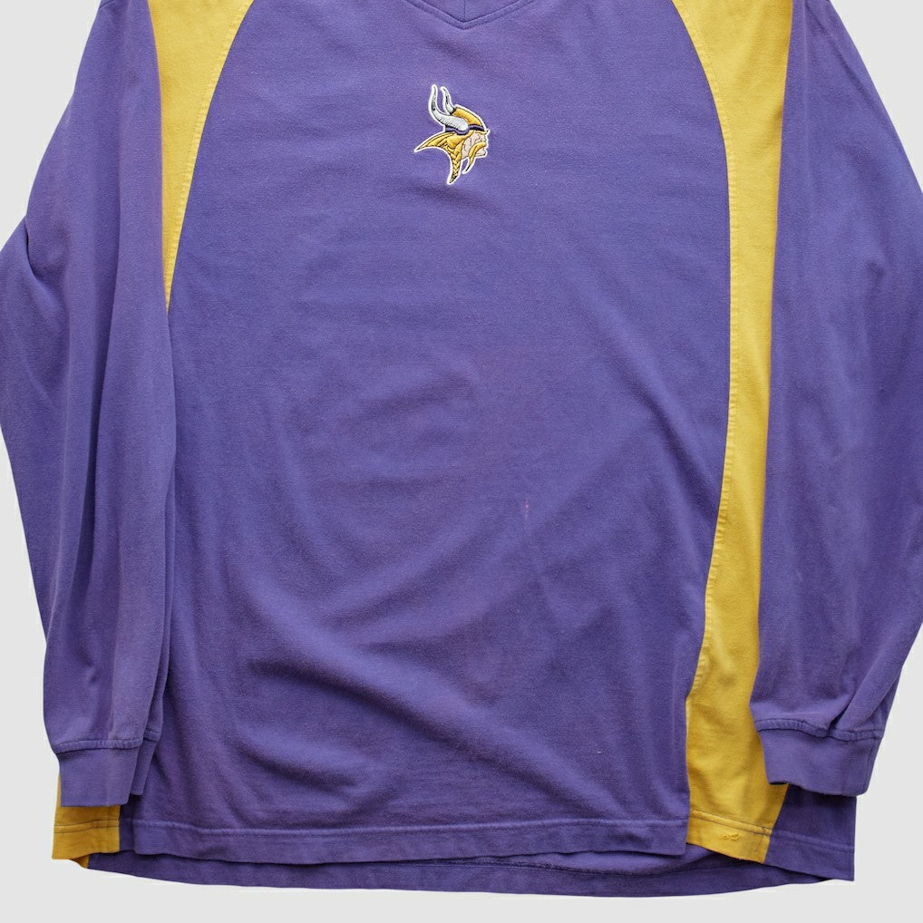 Fanatics Minnesota Vikings NFL 2000s Long Sleeve T-shirt Purple Vintage