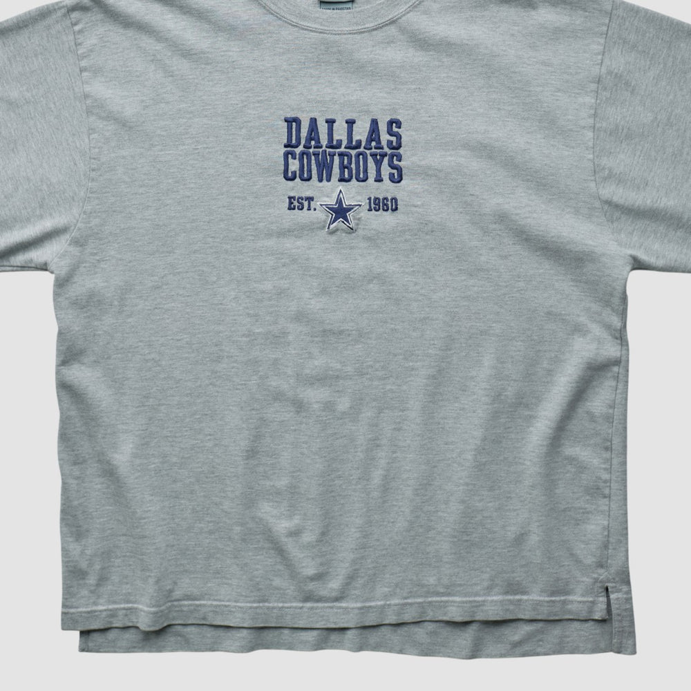 Fanatics Dallas Cowboys Cowboys Authentic Apparel 2000s Long Sleeve T-shirt Heather Gray Vintage