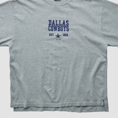 Fanatics Dallas Cowboys Cowboys Authentic Apparel 2000s Long Sleeve T-shirt Heather Gray Vintage