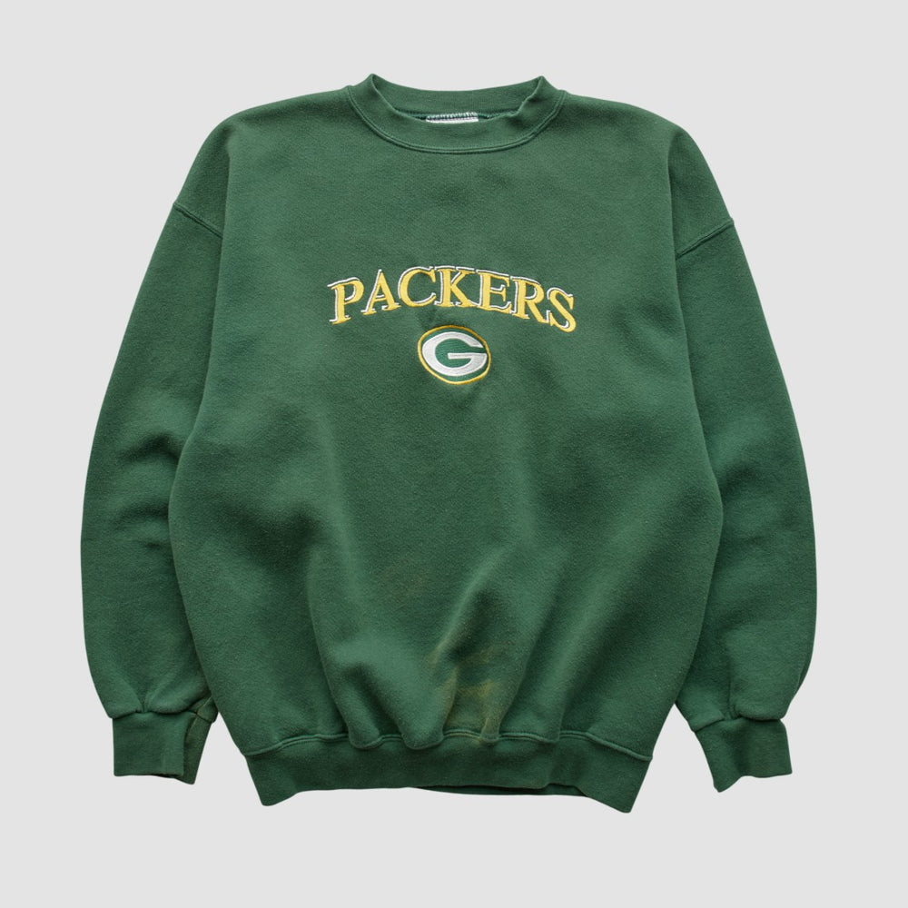 Fanatics Green Bay Packers Logo Athletic Pullover Sweatshirt Green Vintage
