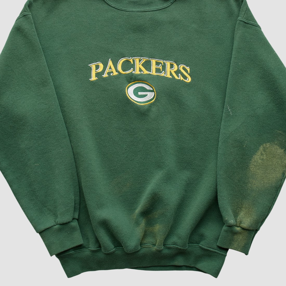 Fanatics Green Bay Packers Logo Athletic Pullover Sweatshirt Green Vintage