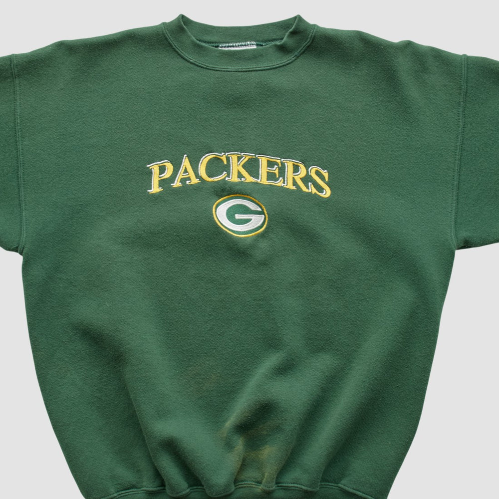 Fanatics Green Bay Packers Logo Athletic Pullover Sweatshirt Green Vintage