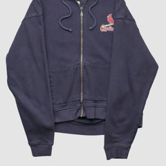 St. Louis Cardinals Gear For Sports 2010s Hooded Full Zip Sweatshirt - Navy - XVintage - Fanatics Online