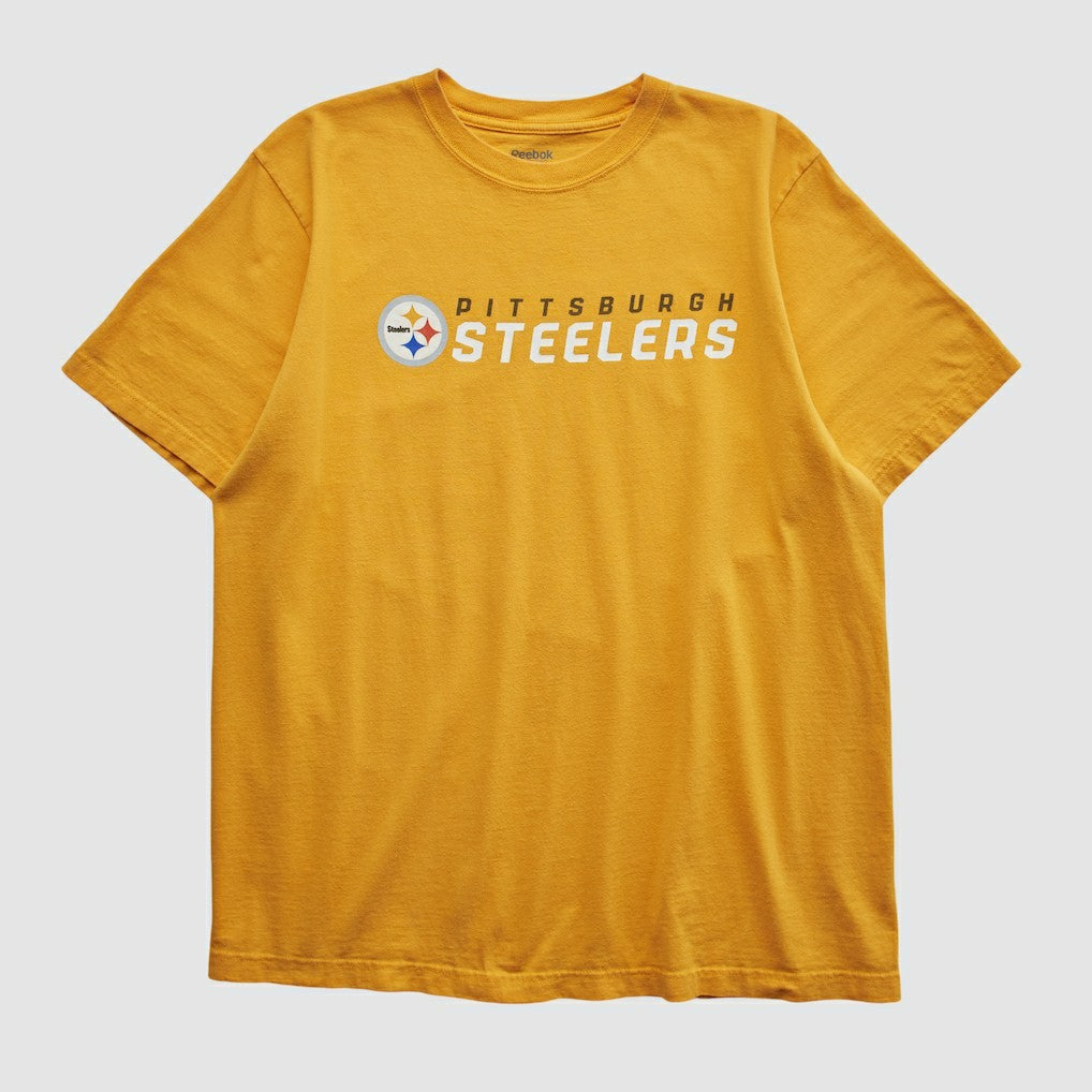 Fanatics Pittsburgh Steelers Reebok 2000s T-shirt Yellow Vintage