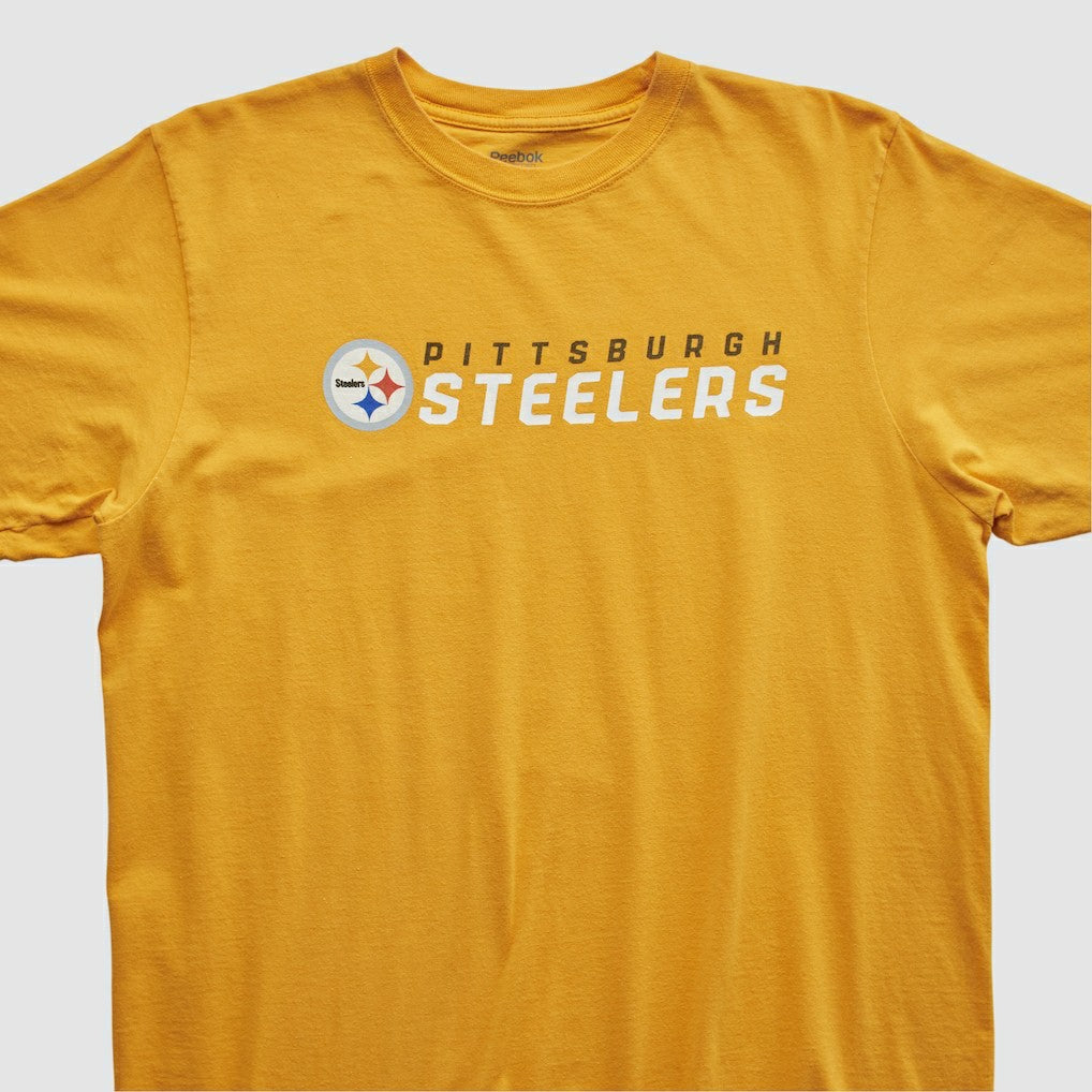 Fanatics Pittsburgh Steelers Reebok 2000s T-shirt Yellow Vintage