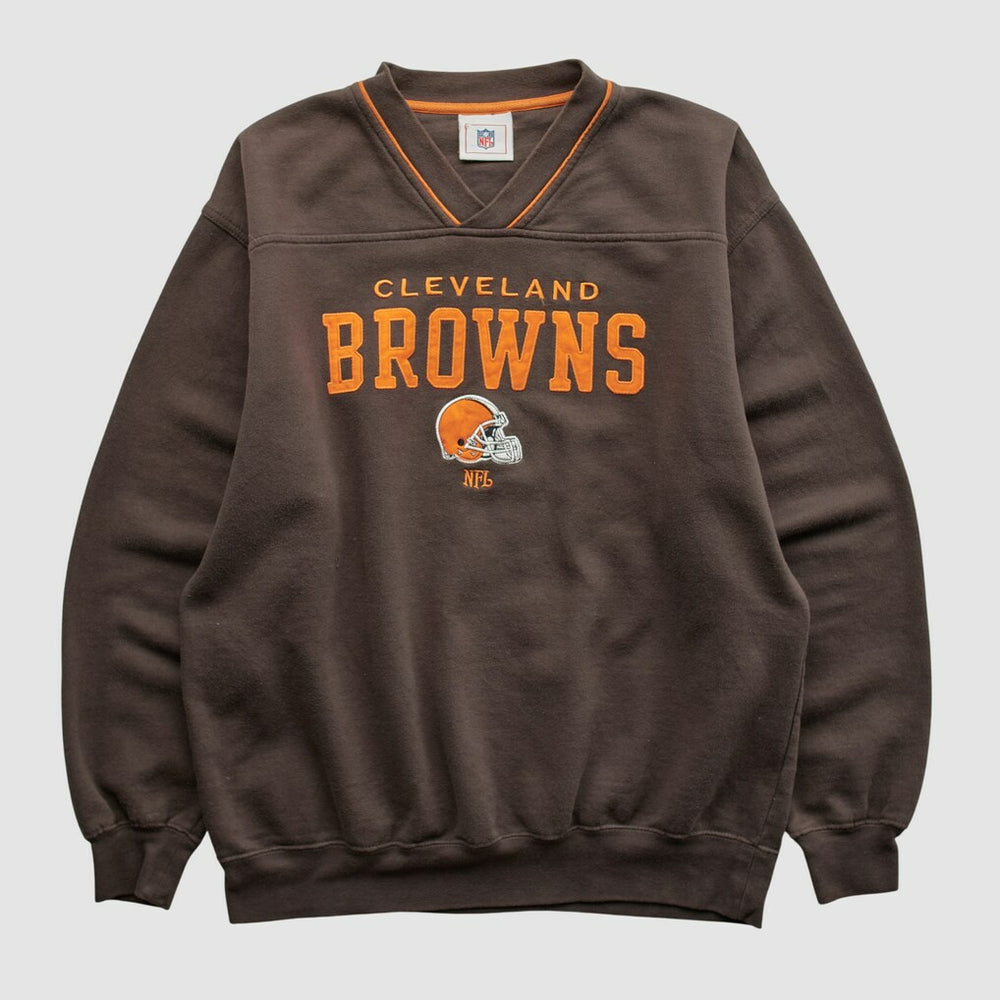 Fanatics Cleveland Browns NFL 2000s Pullover Sweatshirt Brown Vintage