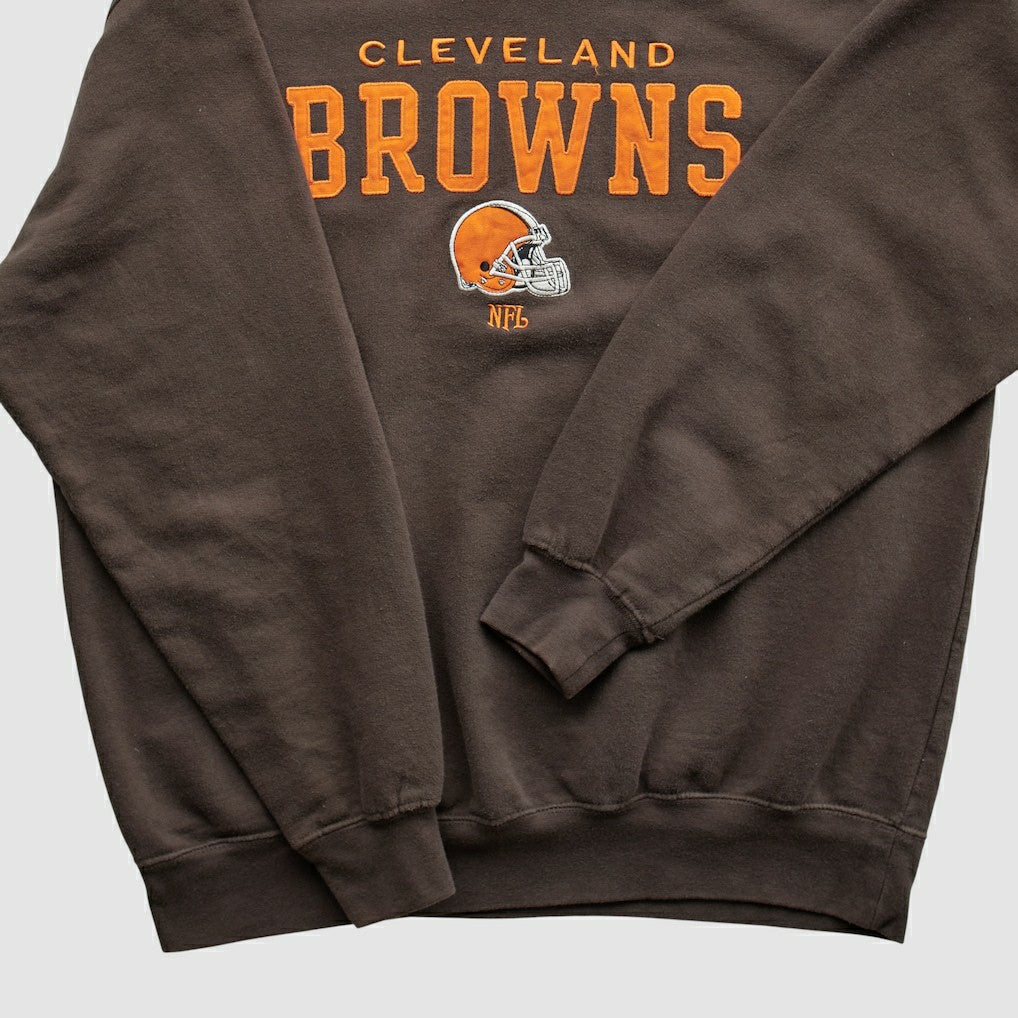 Fanatics Cleveland Browns NFL 2000s Pullover Sweatshirt Brown Vintage