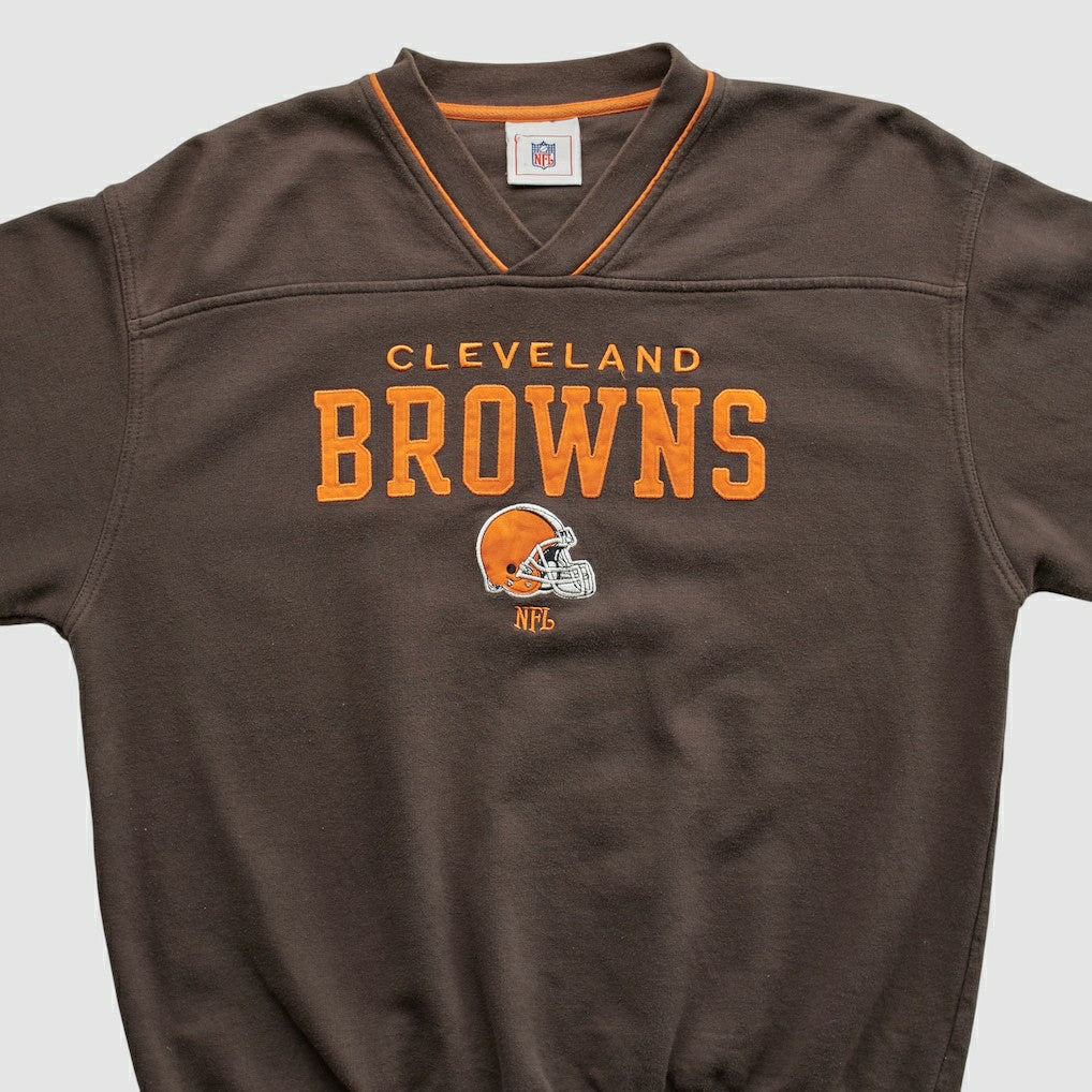 Fanatics Cleveland Browns NFL 2000s Pullover Sweatshirt Brown Vintage