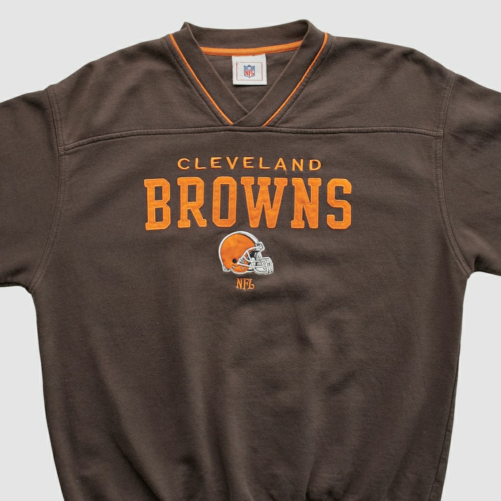 Fanatics Cleveland Browns NFL 2000s Pullover Sweatshirt Brown Vintage