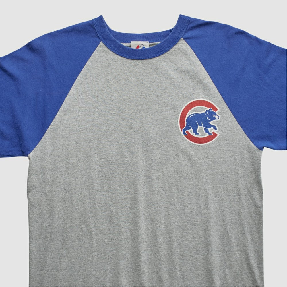 Chicago Cubs Majestic 2000s T-shirt - Heather Gray - Vintage - Fanatics Online