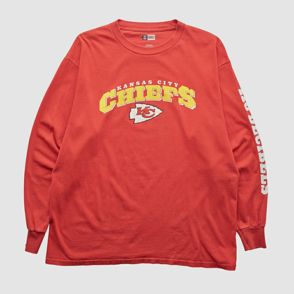 Fanatics Kansas City Chiefs NFL 2000s Long Sleeve T-shirt Red Vintage