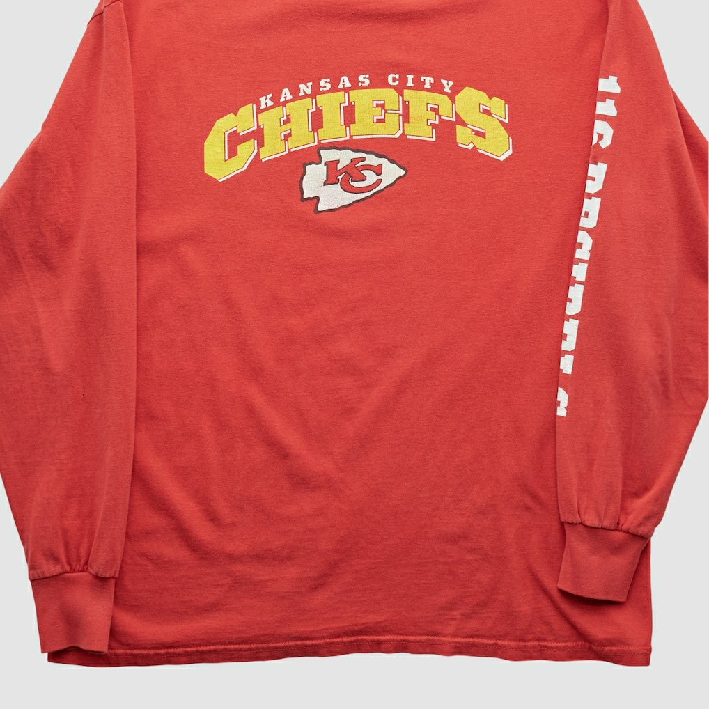Fanatics Kansas City Chiefs NFL 2000s Long Sleeve T-shirt Red Vintage
