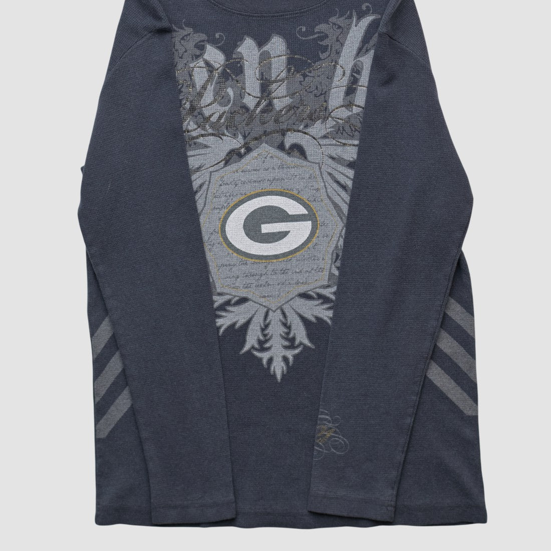 Fanatics Green Bay Packers NFL 2000s Long Sleeve T-shirt Black Vintage