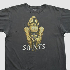 Fanatics New Orleans Saints Reebok 2000s T-shirt Black Vintage