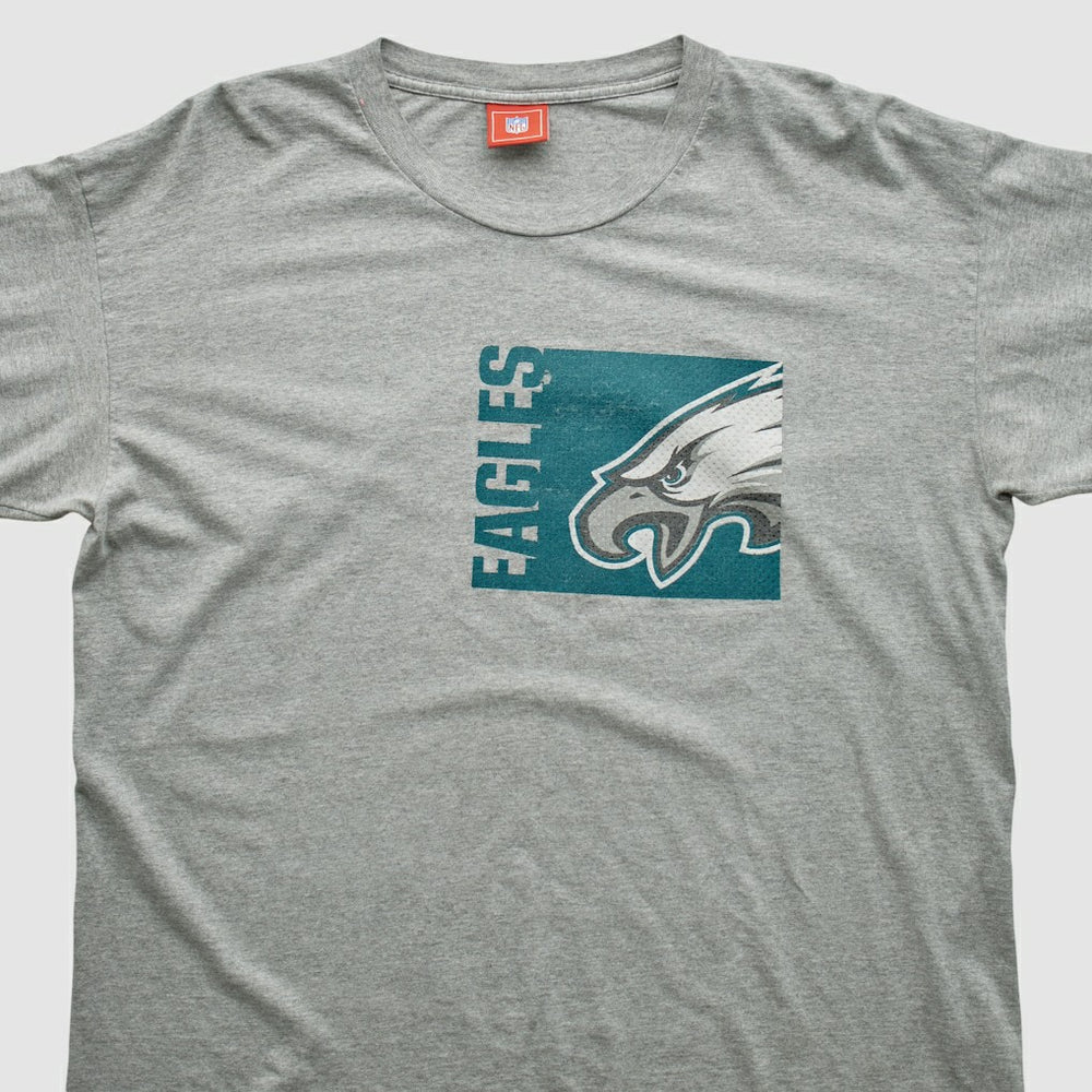 Fanatics Philadelphia Eagles NFL 2000s Long Sleeve T-shirt Heather Gray Vintage