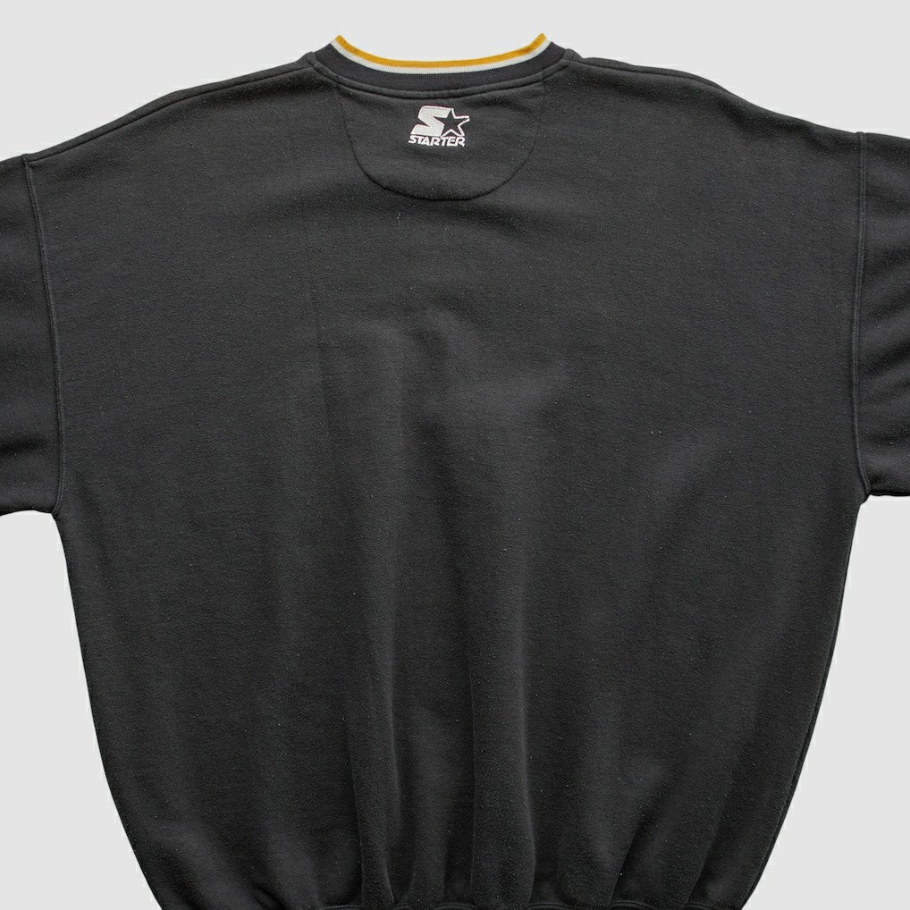 Fanatics Pittsburgh Steelers Starter 90s Pullover Sweatshirt Black Vintage