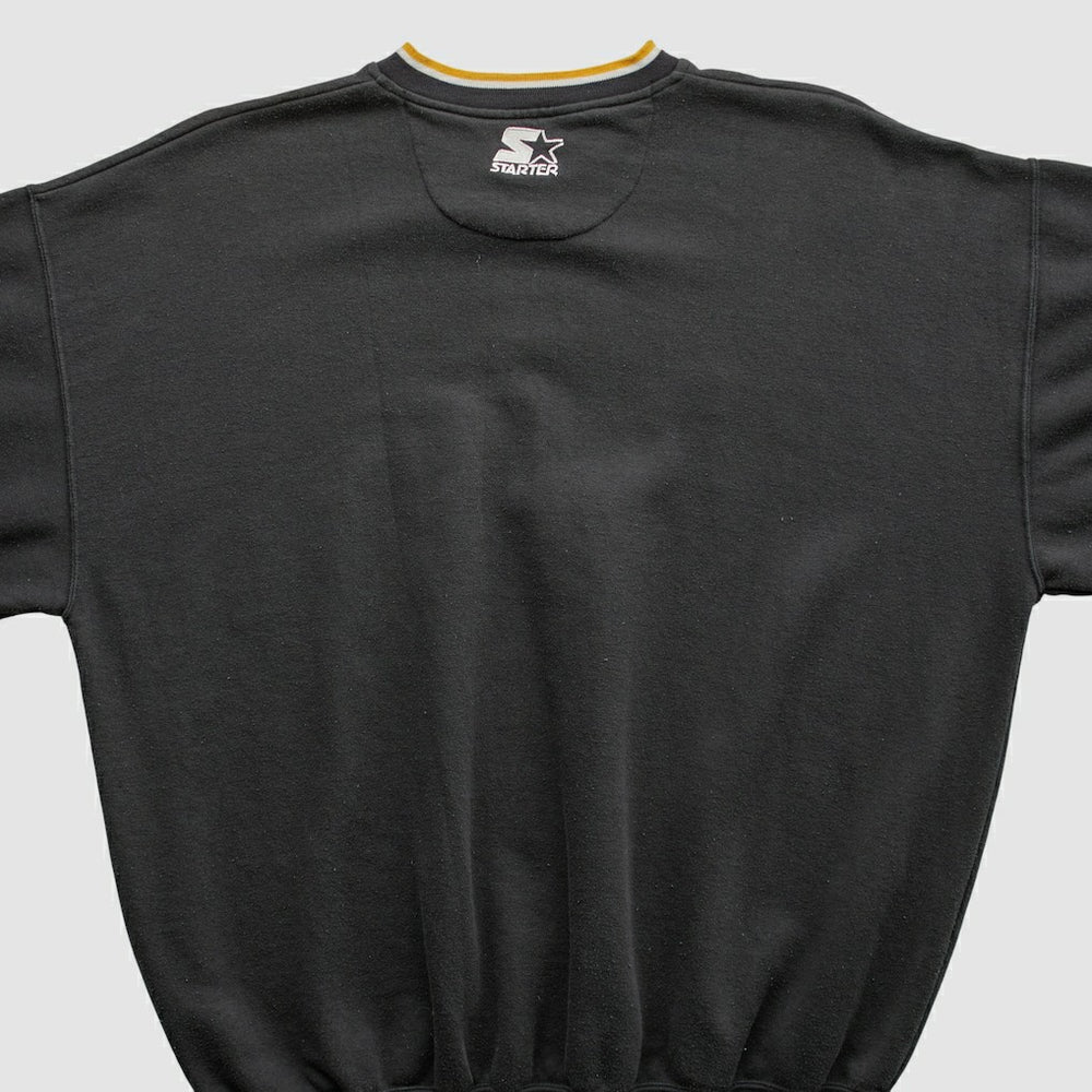 Fanatics Pittsburgh Steelers Starter 90s Pullover Sweatshirt Black Vintage