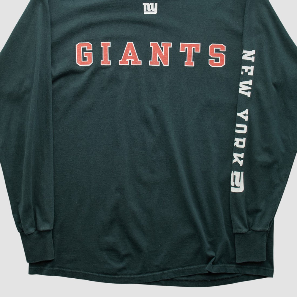 Fanatics New York Giants NFL 2000s Long Sleeve T-shirt Black Vintage
