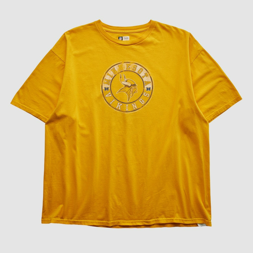 Fanatics Minnesota Vikings NFL 2000s T-shirt Yellow Vintage