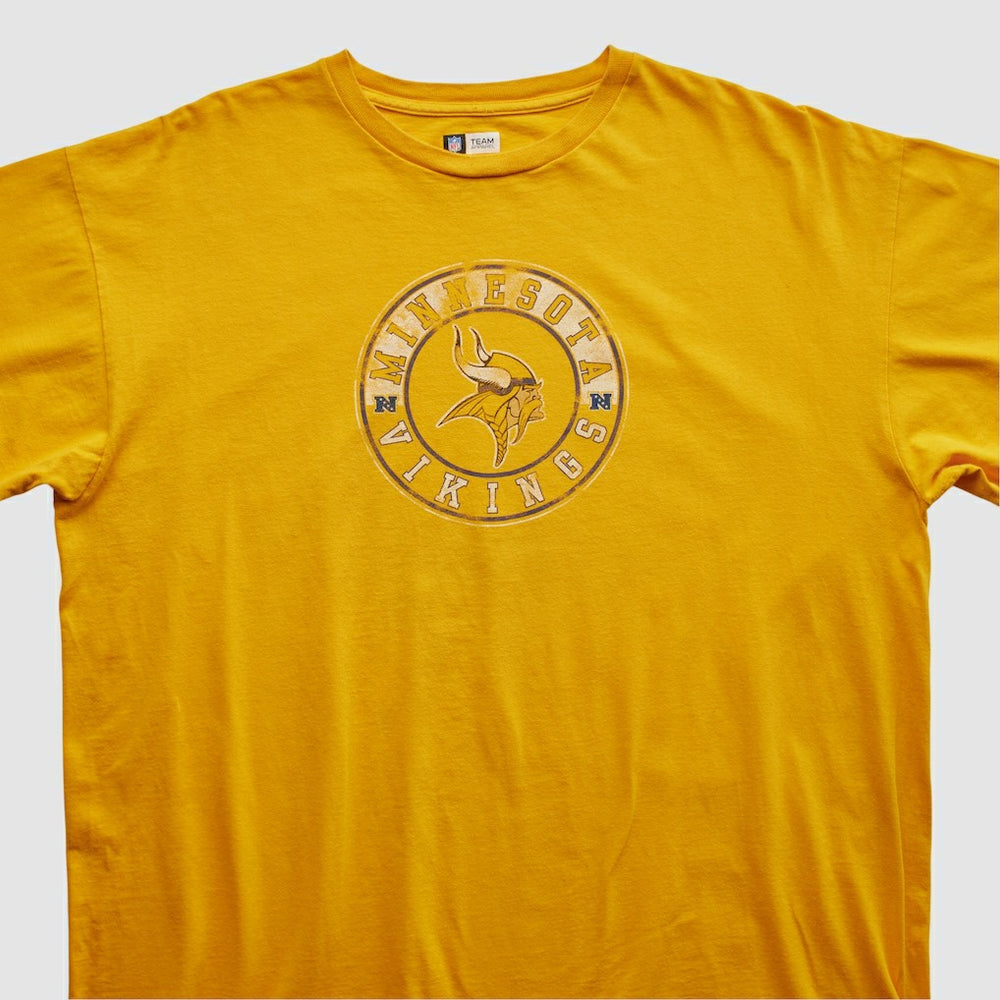 Fanatics Minnesota Vikings NFL 2000s T-shirt Yellow Vintage