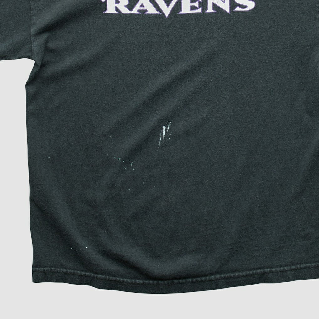 Fanatics Baltimore Ravens Reebok 2000s Long Sleeve T-shirt Black Vintage