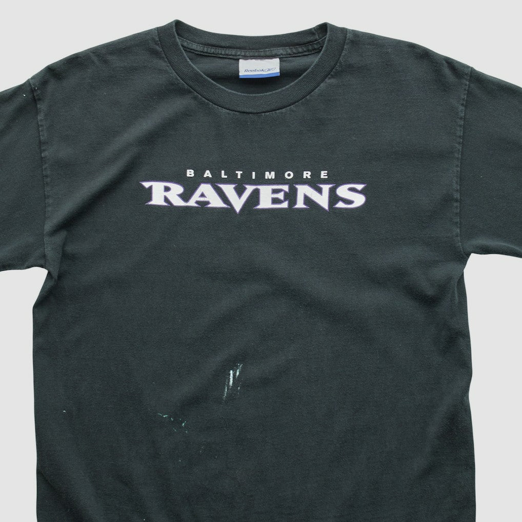 Fanatics Baltimore Ravens Reebok 2000s Long Sleeve T-shirt Black Vintage