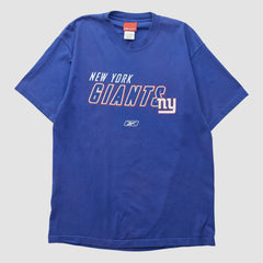Fanatics New York Giants Reebok 2000s T-shirt Blue Vintage