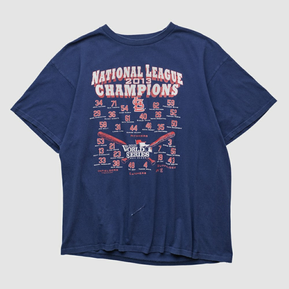 National League Champions Genuine Merchandise 2013 T-shirt - Navy - Vintage - Fanatics Sale