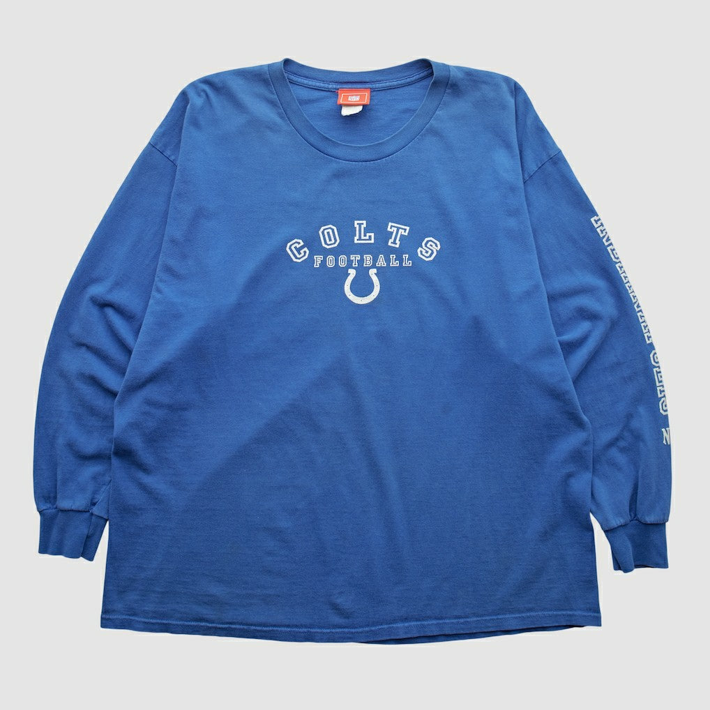 Fanatics Indianapolis Colts NFL 2000s Long Sleeve T-shirt Blue Vintage