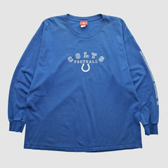 Fanatics Indianapolis Colts NFL 2000s Long Sleeve T-shirt Blue Vintage