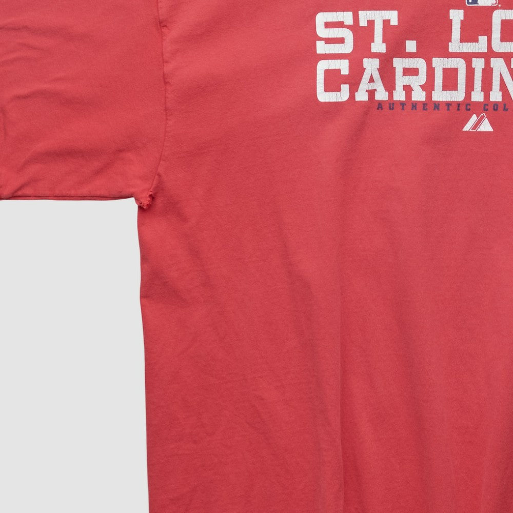 St. Louis Cardinals Majestic 2006 T-shirt - Red - 2XVintage - Fanatics Lifestyle
