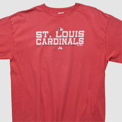 St. Louis Cardinals Majestic 2006 T-shirt - Red - 2XVintage - Fanatics Lifestyle