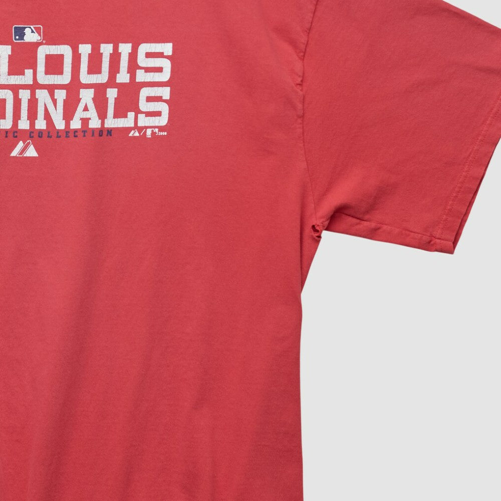St. Louis Cardinals Majestic 2006 T-shirt - Red - 2XVintage - Fanatics Lifestyle