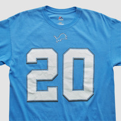 Fanatics Detroit Lions Majestic 2000s T-shirt Blue Vintage