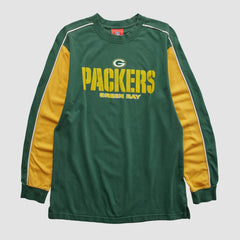 Fanatics Green Bay Packers NFL 2000s Long Sleeve T-shirt Green Vintage