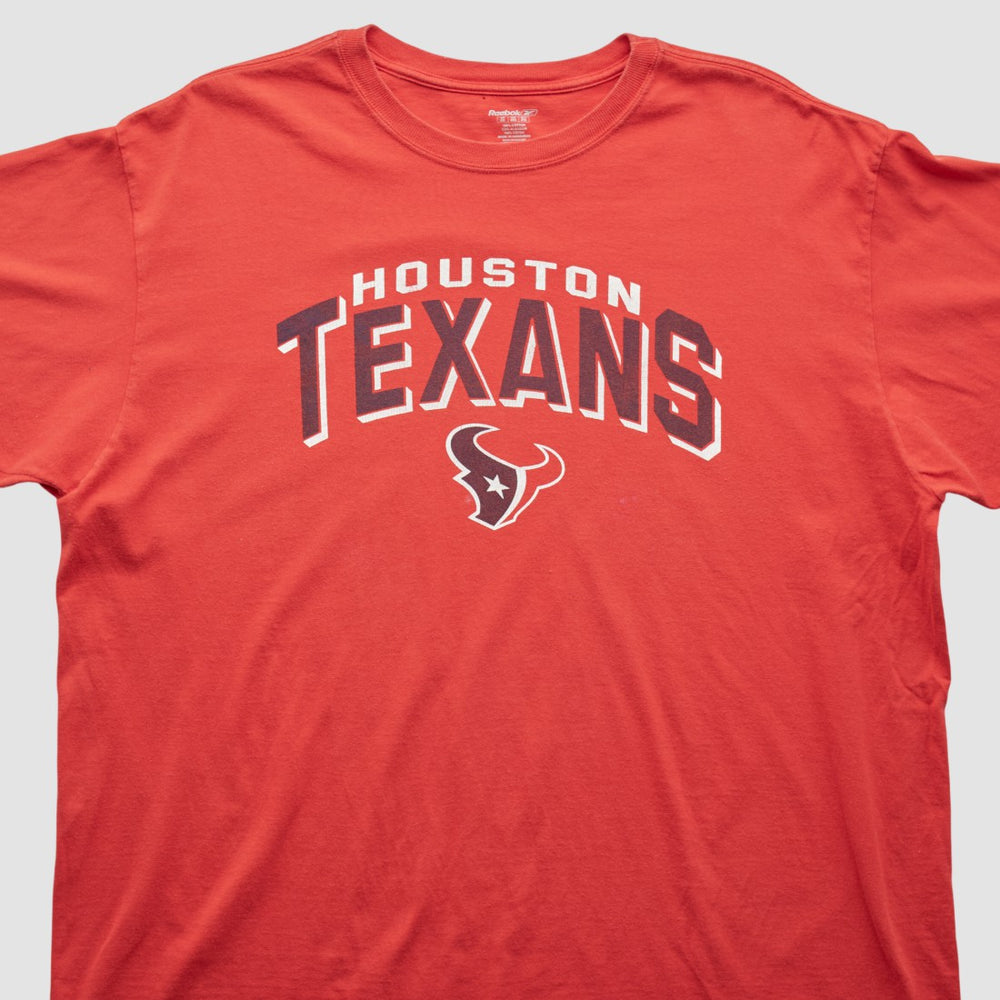 Fanatics Houston Texans Reebok 2000s T-shirt Red Vintage